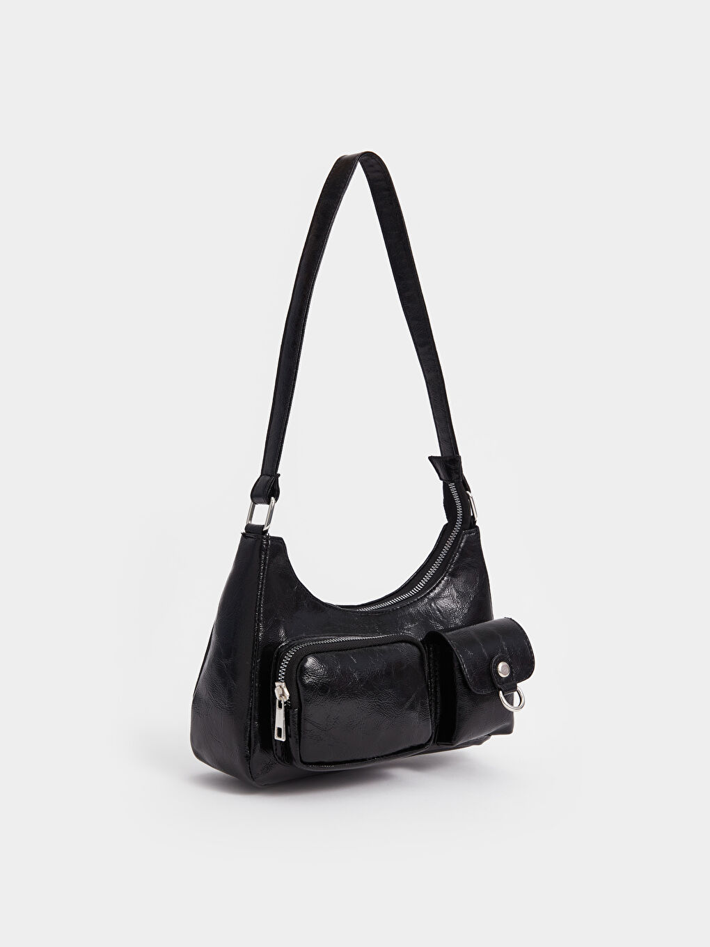 LCW ACCESSORIES Faux Leather Women's Baguette Bag -S4KU24Z8-CVL