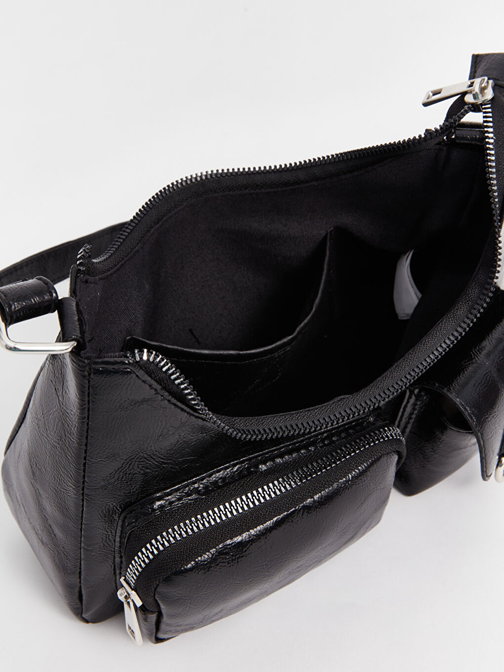 LCW ACCESSORIES Faux Leather Women's Baguette Bag -S4KU24Z8-CVL