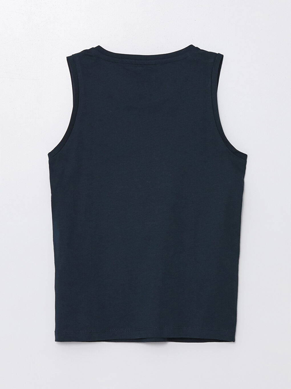 Crew Neck Printed Boys' Vest-1