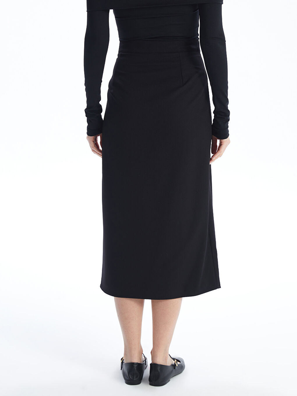 Women's Straight Pencil Skirt with Tie Waist -S4KV48Z8-CVL