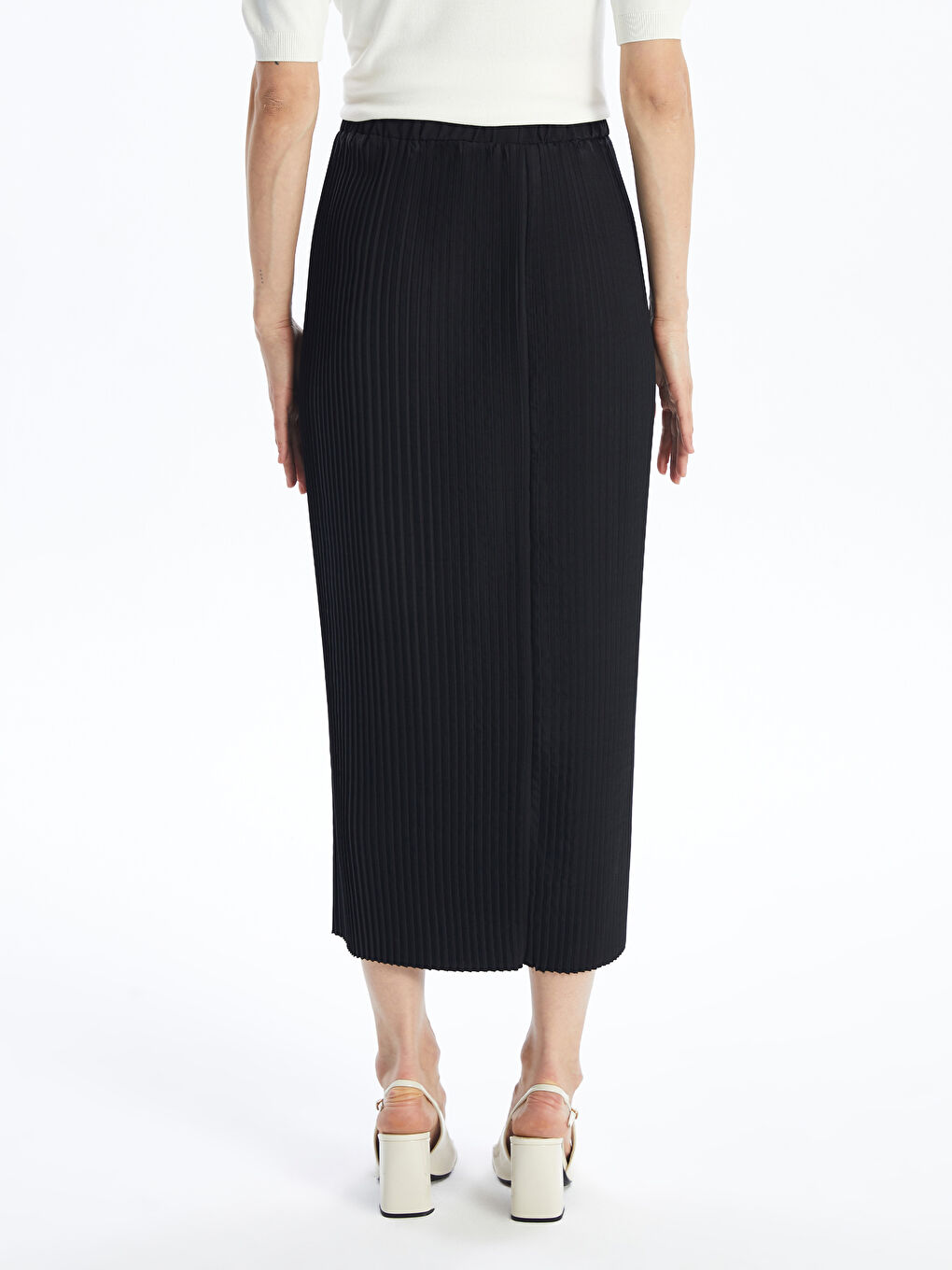 Women's Elastic Waist Straight Pencil Skirt -S4KV51Z8-CVL