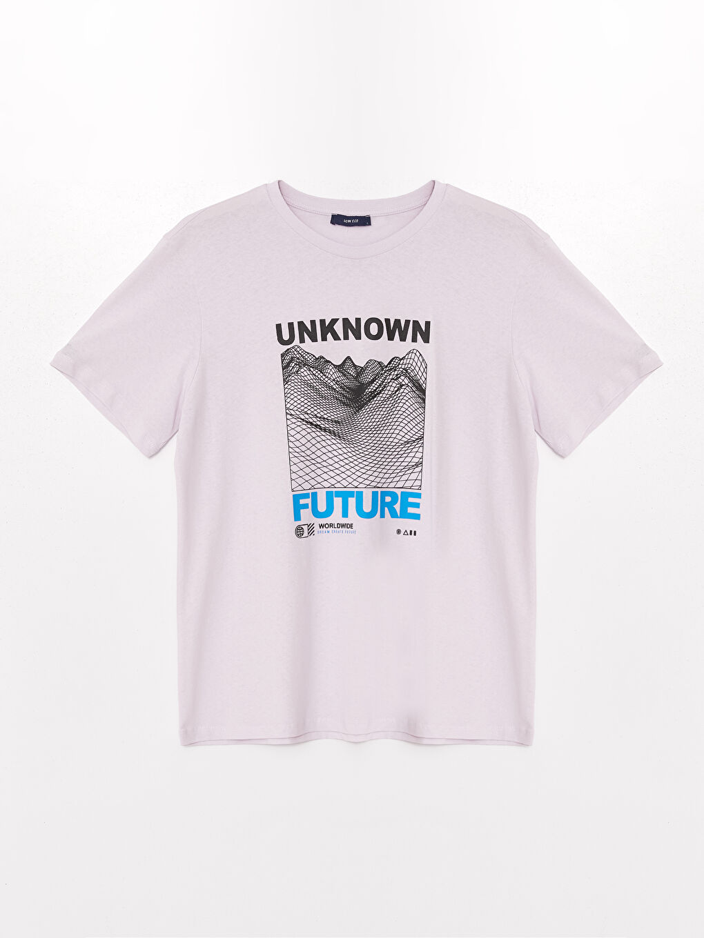 Crew Neck Short Sleeve Printed Combed Cotton Men's T-shirt -S4KV52Z8-FZ6