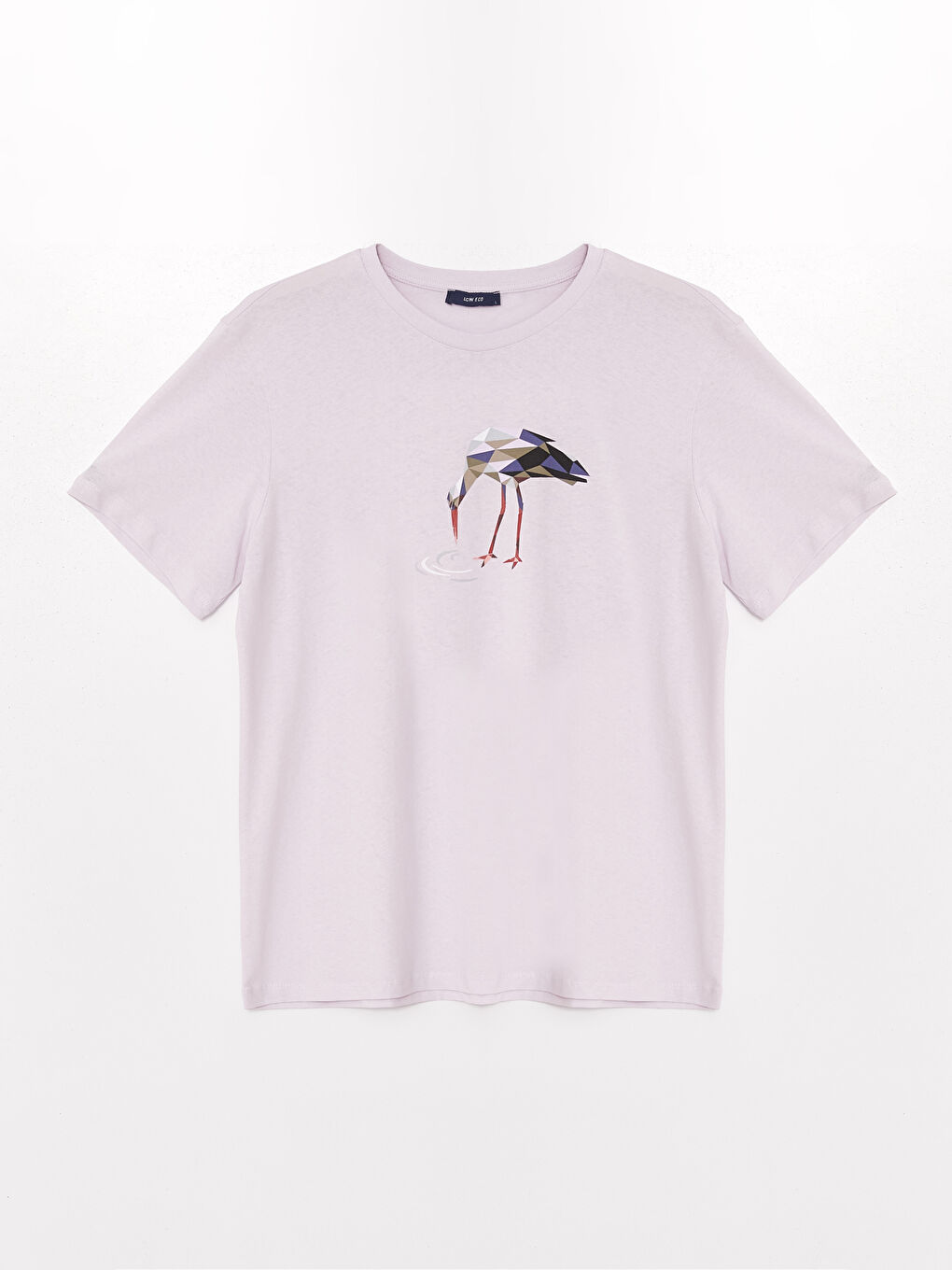 تي شيرت رجال كم قصير كول مدور مطبوع قطن ممشط-4