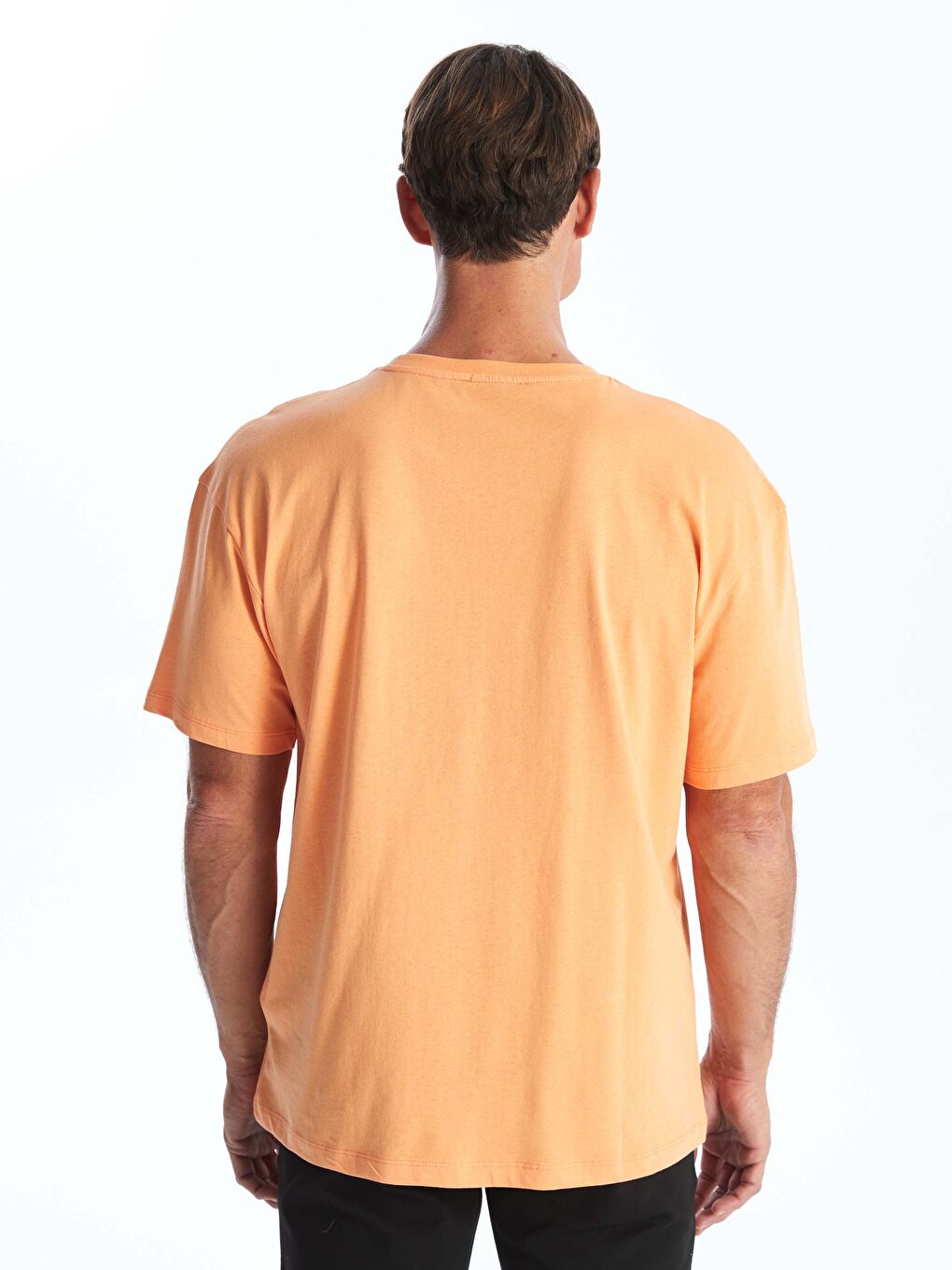 Crew Neck Short Sleeve Printed Combed Cotton Men's T-shirt -S4KV63Z8-FKL