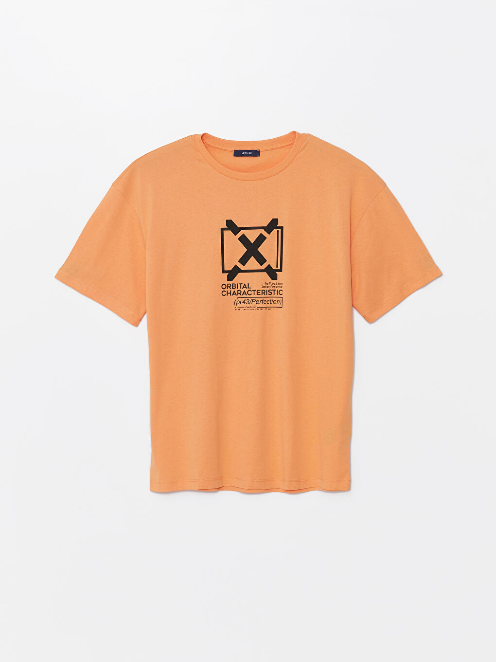 Crew Neck Short Sleeve Printed Combed Cotton Men's T-shirt -S4KV63Z8-FKL