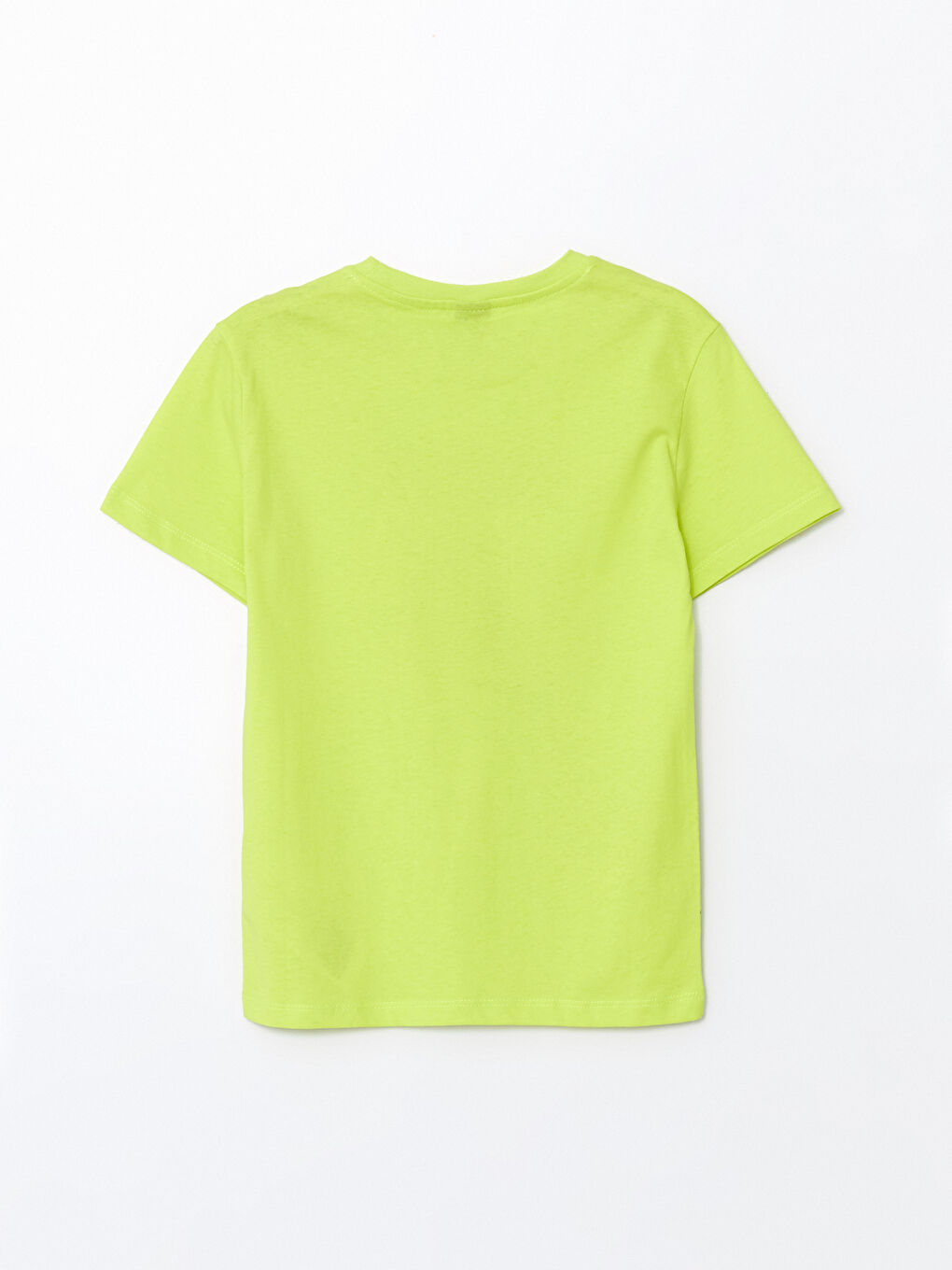 Yeşil Bisiklet Yaka Baskılı Kısa Kollu Erkek Çocuk Tişört-2