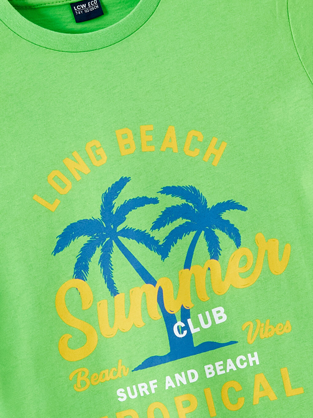 تيشيرت للأولاد بياقة دائرية كم قصير مطبوع-1