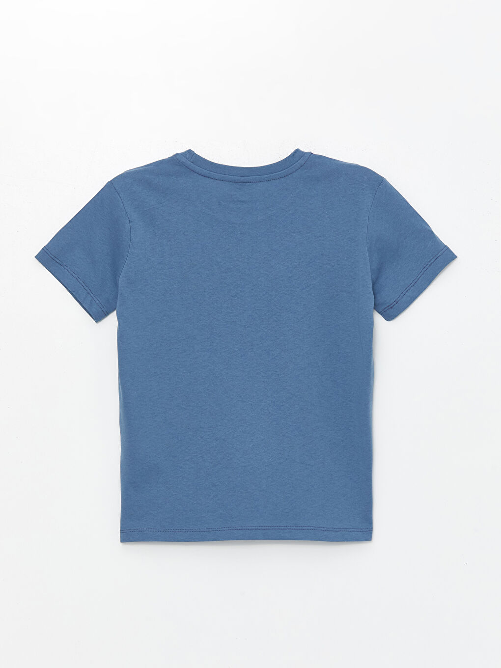Crew Neck Printed Short Sleeve Boys' T-Shirt-1
