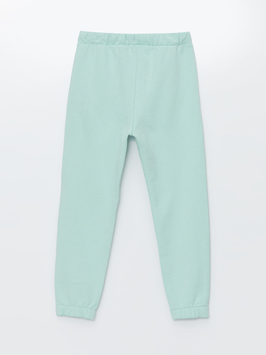 Yeşil Beli Lastikli Basic Erkek Çocuk Jogger Eşofman Altı-1