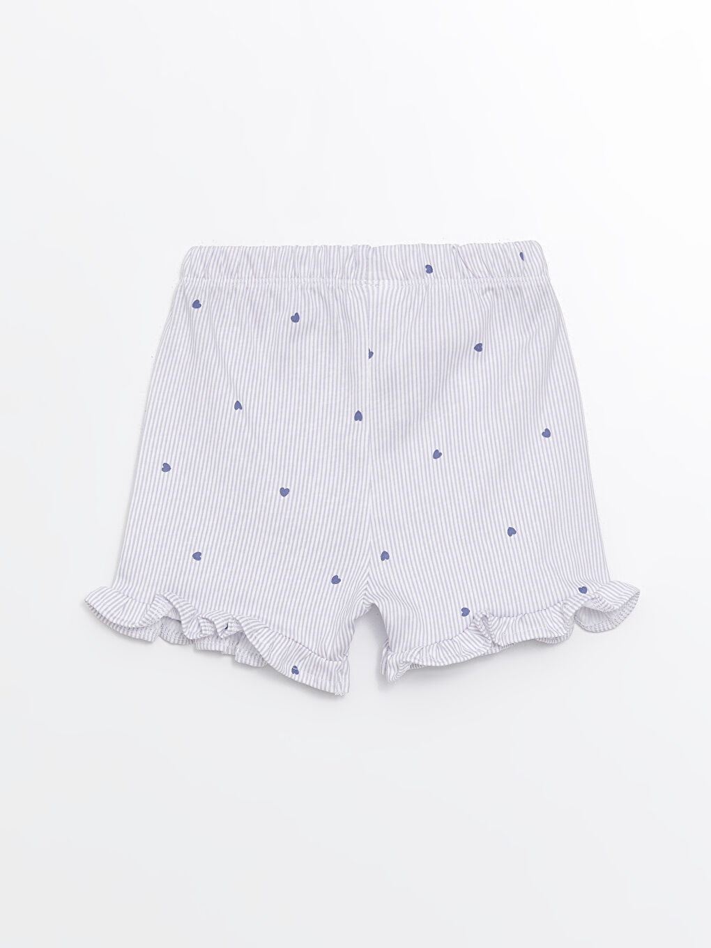 Polo Neck Baby Girl Shorts Pajama Set -S4KY96Z1-LRA