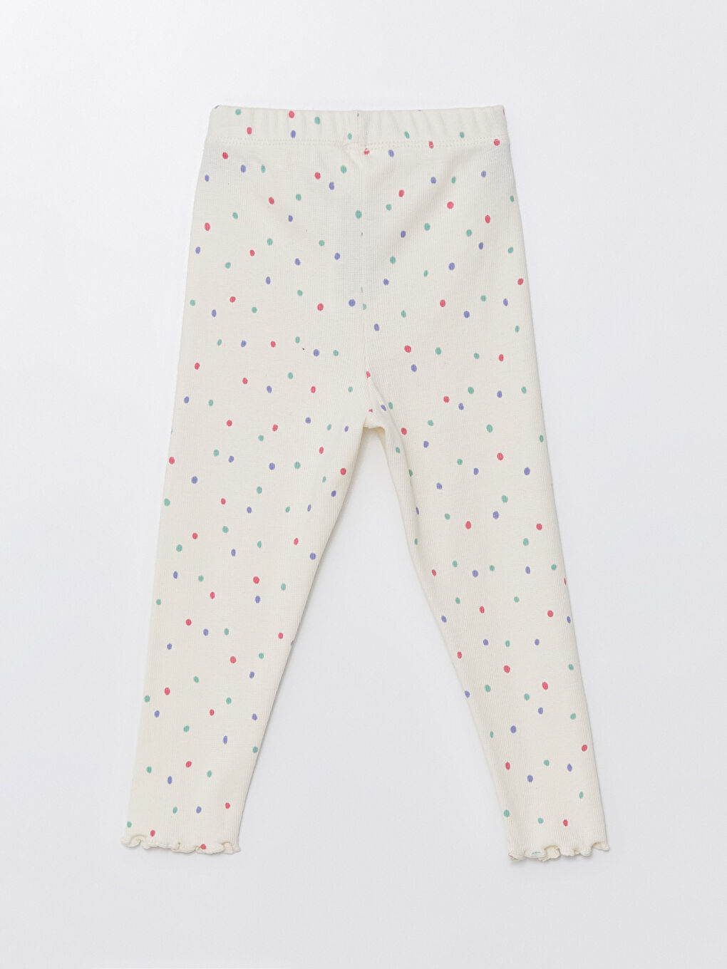 Crew Neck Printed Baby Girl Pajamas Set -S4L001Z1-LRA