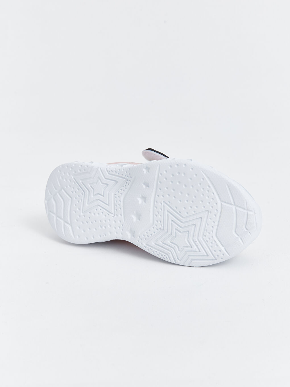 Bej Minnie Mouse Baskılı Tabanı Işıklı Kız Bebek Spor Ayakkabı-4