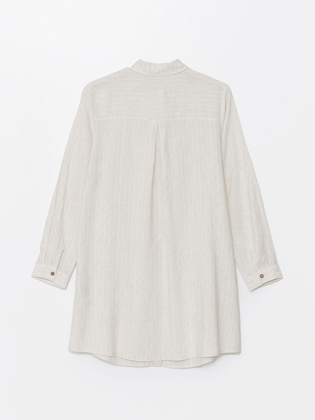 Linen Blend Women's Shirt Dress -S4L007Z8-LE8