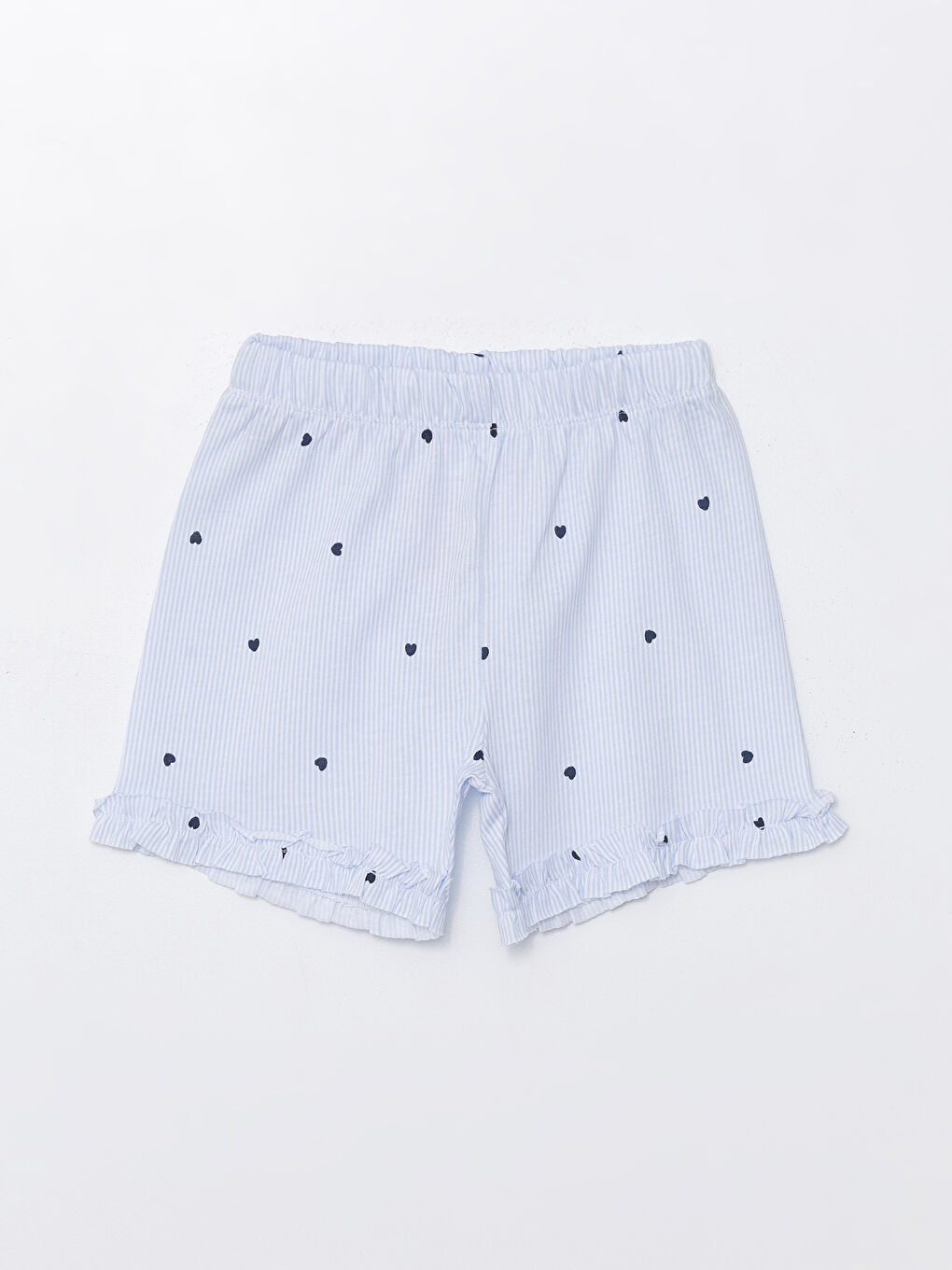 Ekru Bisiklet Yaka Kolsuz Baskılı Kız Bebek Pijama Takımı-3