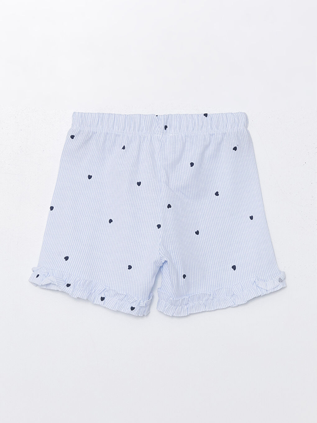 Ekru Bisiklet Yaka Kolsuz Baskılı Kız Bebek Pijama Takımı-4