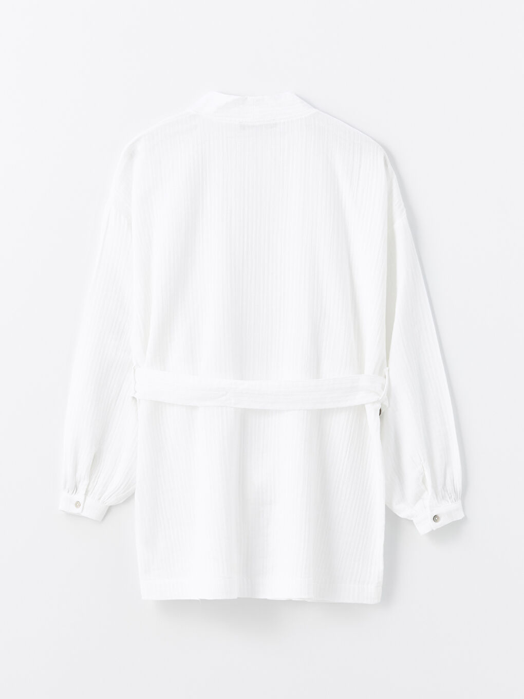 Shawl Collar Plain Long Sleeve Oversize Women's Kimono -S4L072Z8-FFB