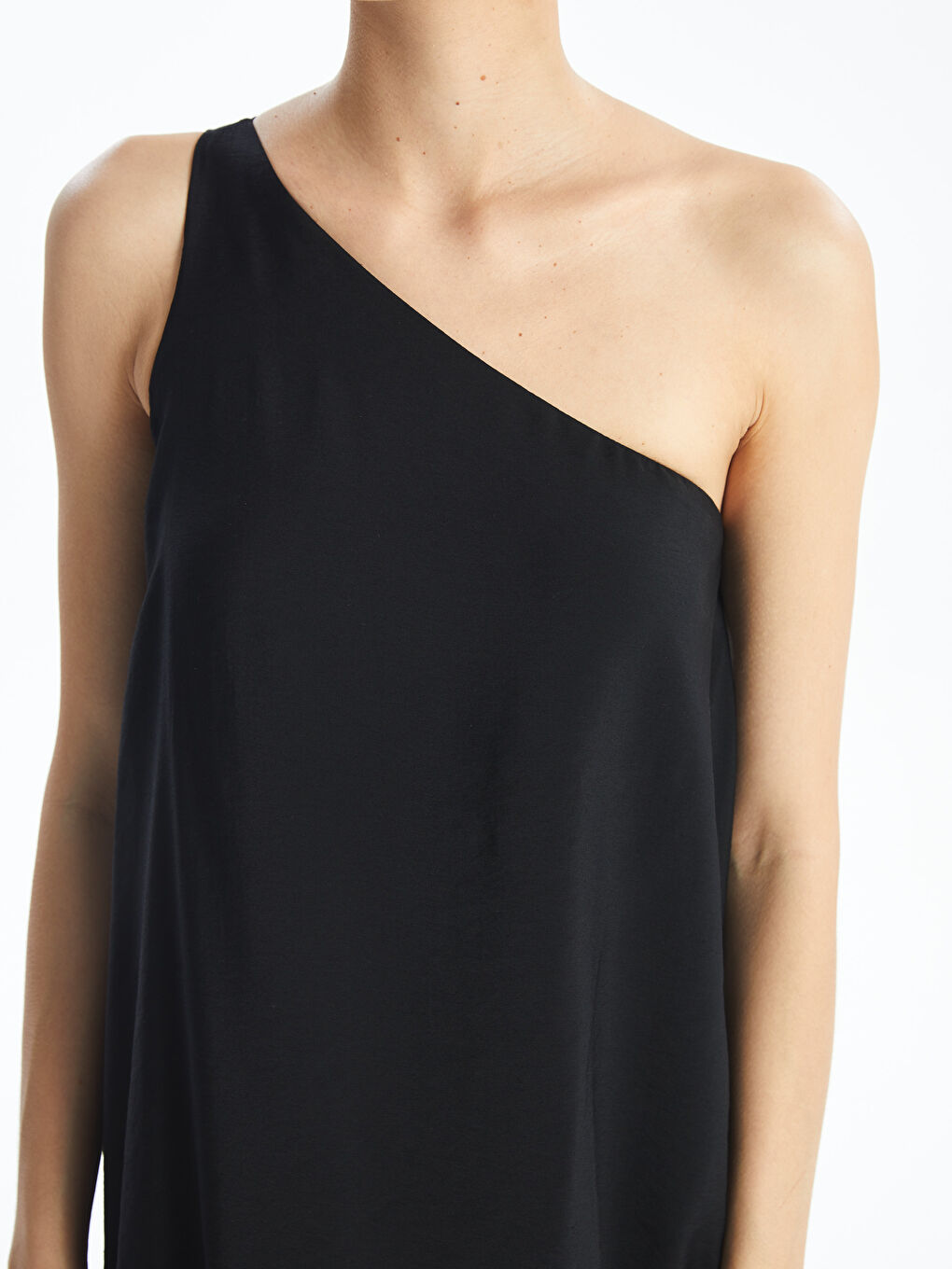One Shoulder Women's Dress -S4L111Z8-CVL