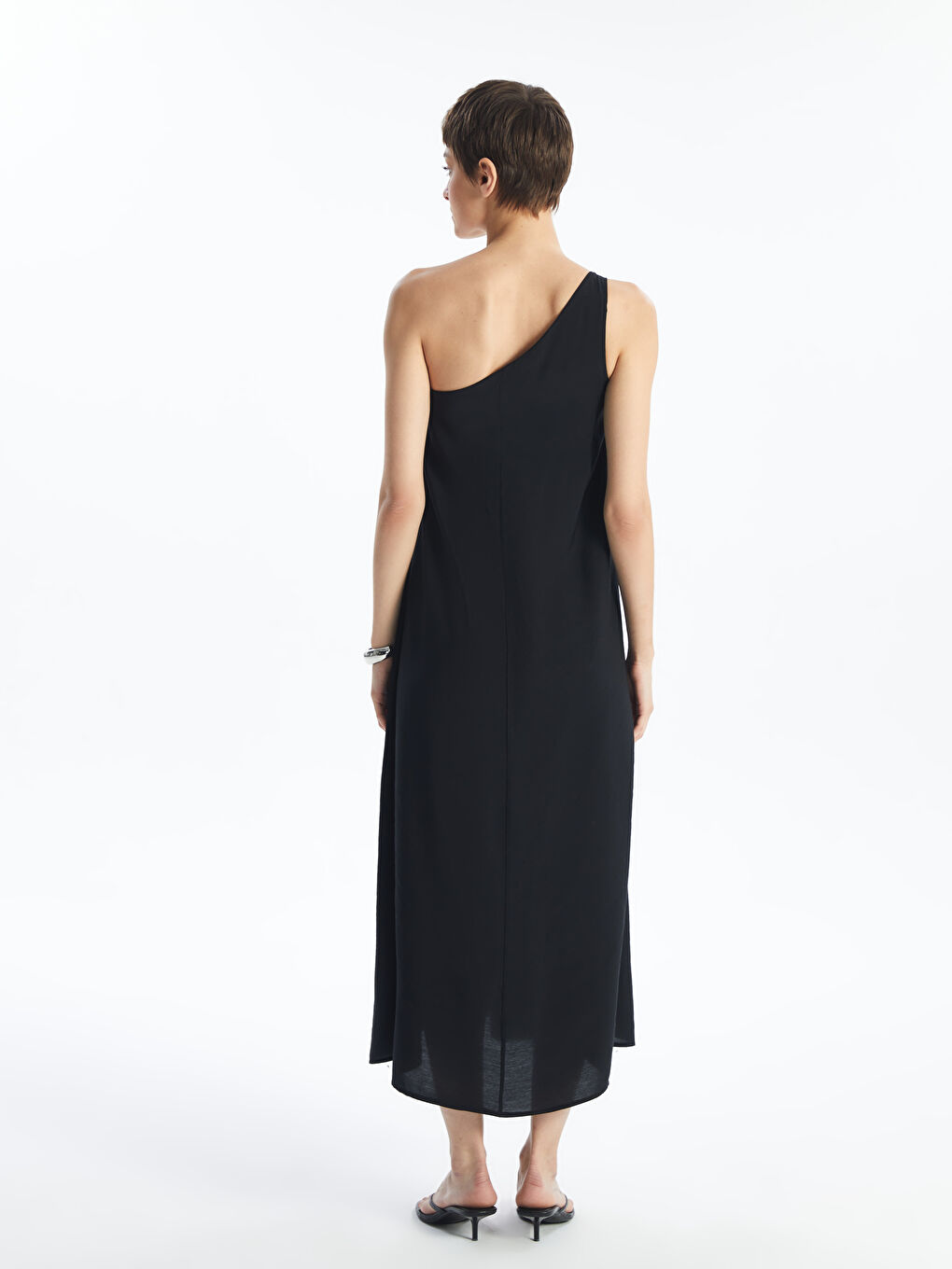 One Shoulder Women's Dress -S4L111Z8-CVL