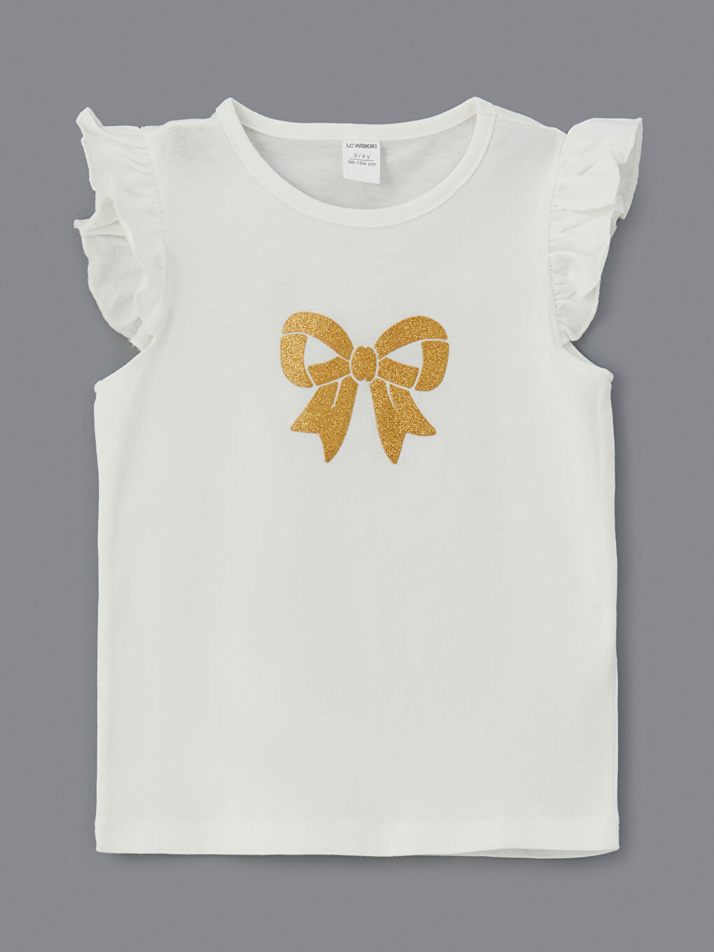 Crew Neck Short Sleeve Baby Girl T-Shirt -S4L121Z1-R9J