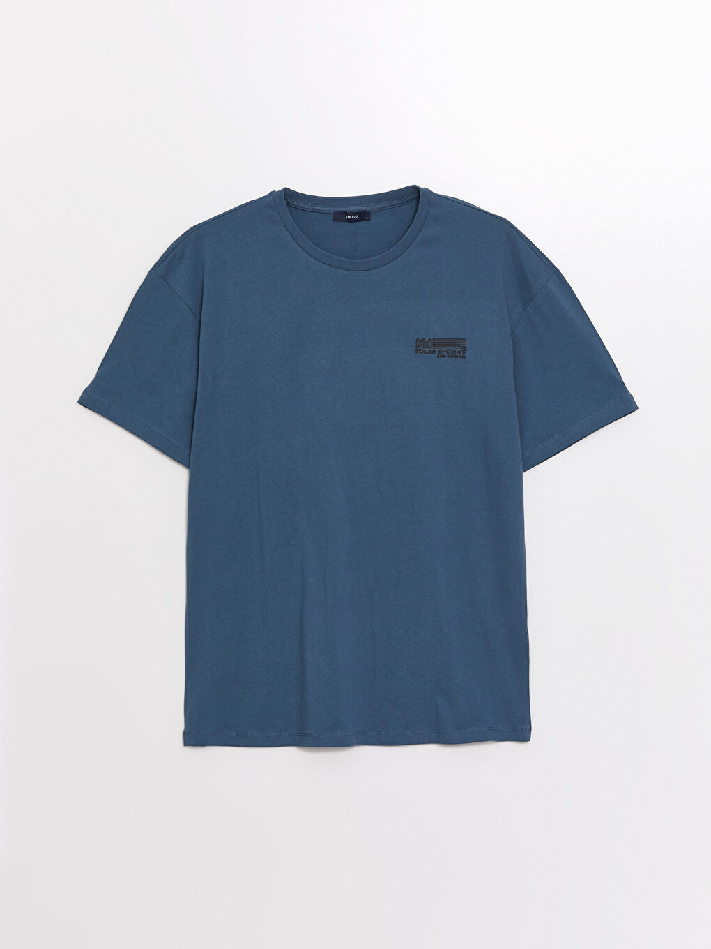 Crew Neck Short Sleeve Printed Combed Cotton Men's T-shirt -S4L126Z8-H6Q