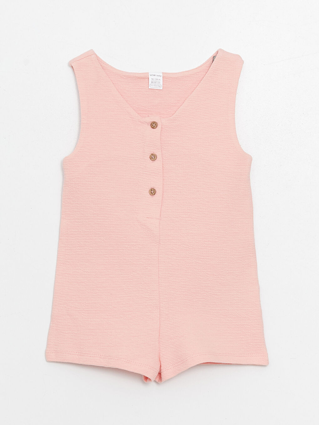 V Neck Basic Baby Girl Dress -S4L133Z1-G7Z