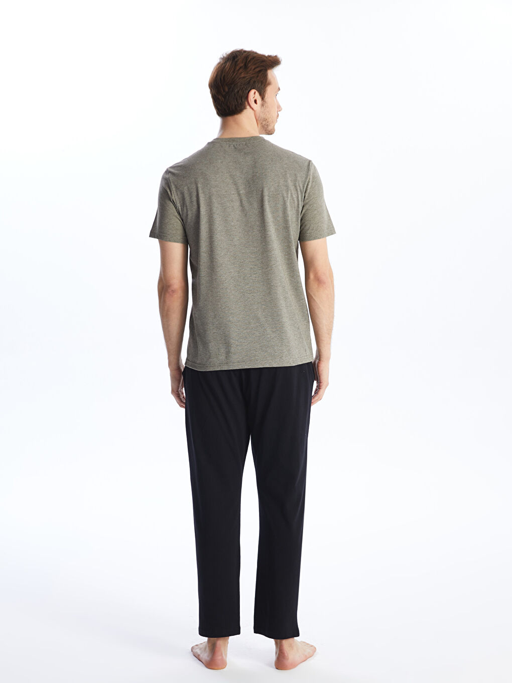 Standard Fit Men's Pajama Set -S4L162Z8-LFT
