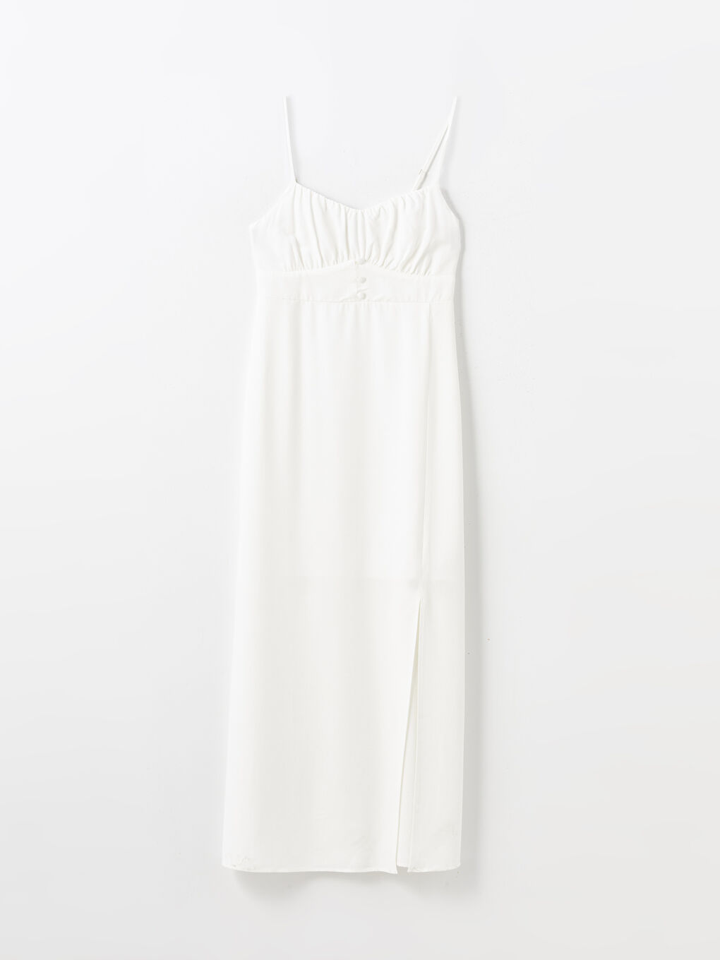 Sweetheart Neckline Straight Strap Linen Blend Women's Dress -S4L201Z8-J5E