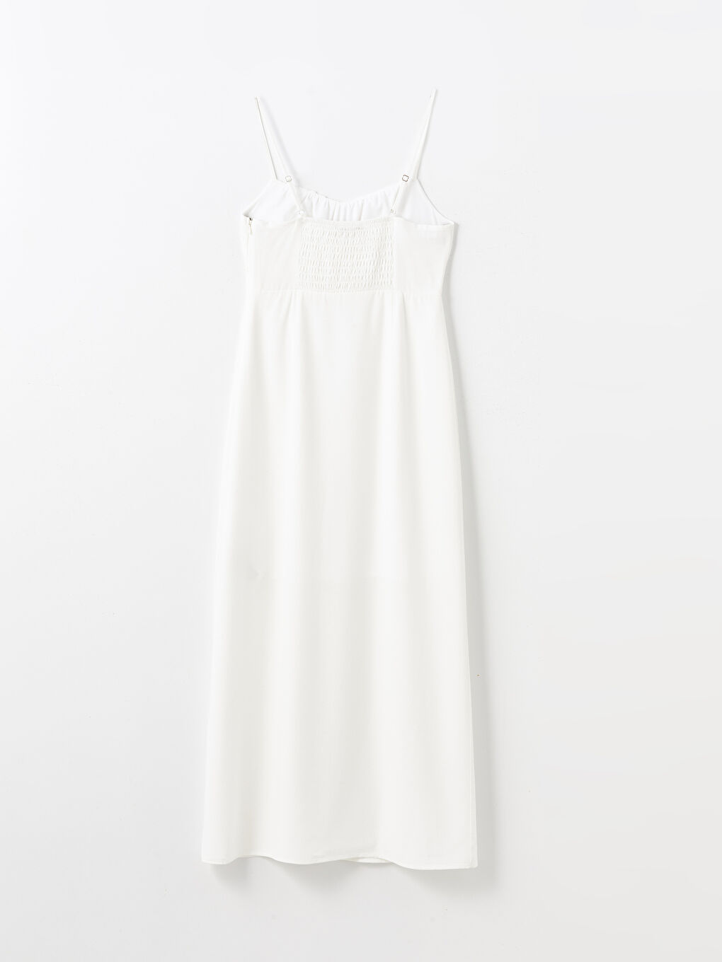Sweetheart Neckline Straight Strap Linen Blend Women's Dress -S4L201Z8-J5E