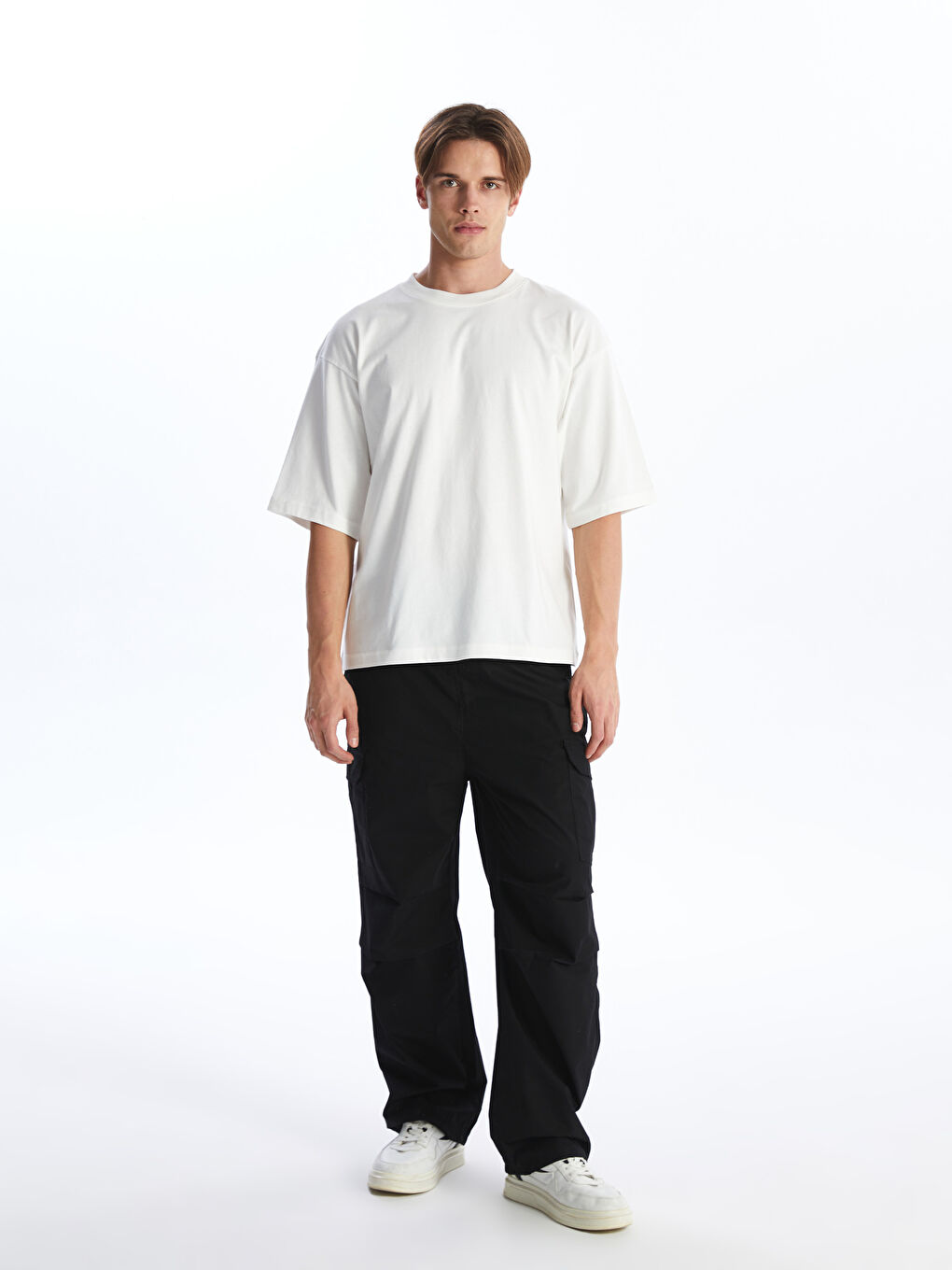 Crew Neck Short Sleeve Men's T-Shirt-2