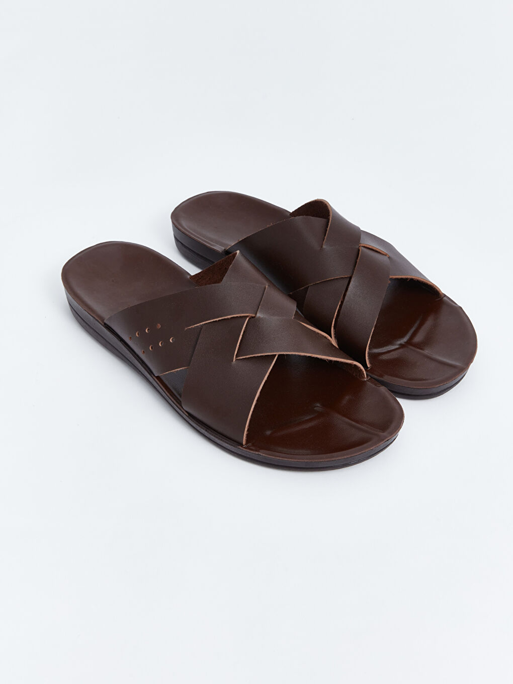 Cross Band Men's Slippers -S4L260Z8-YH8