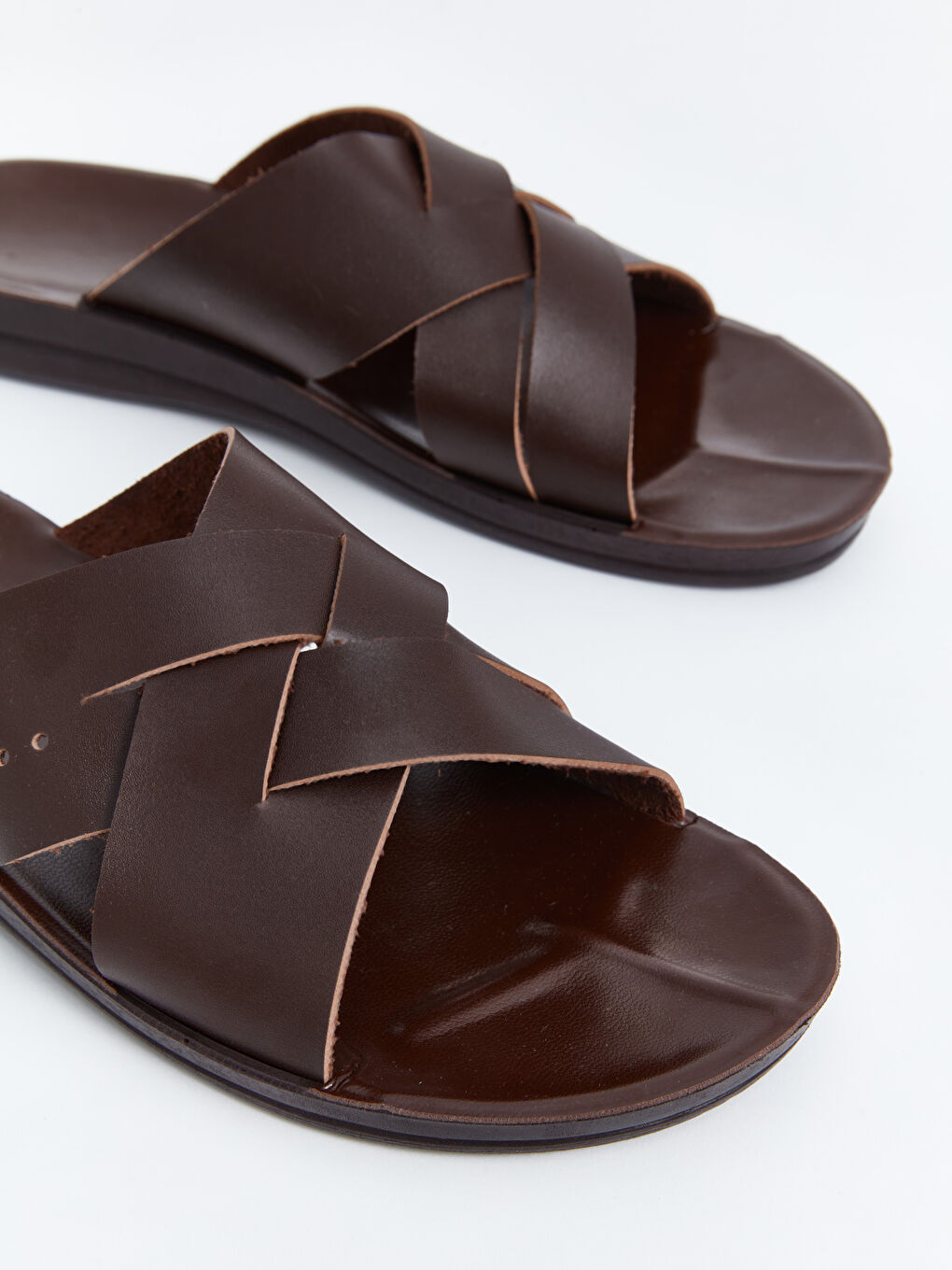 Cross Band Men's Slippers -S4L260Z8-YH8
