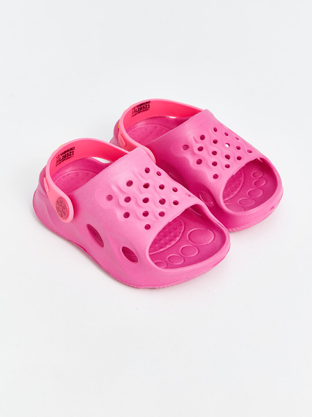 Fuşya Kız Bebek Plaj Sandaleti