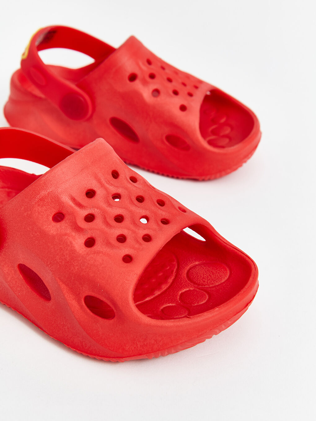 Kırmızı Kız Bebek Plaj Sandaleti-2