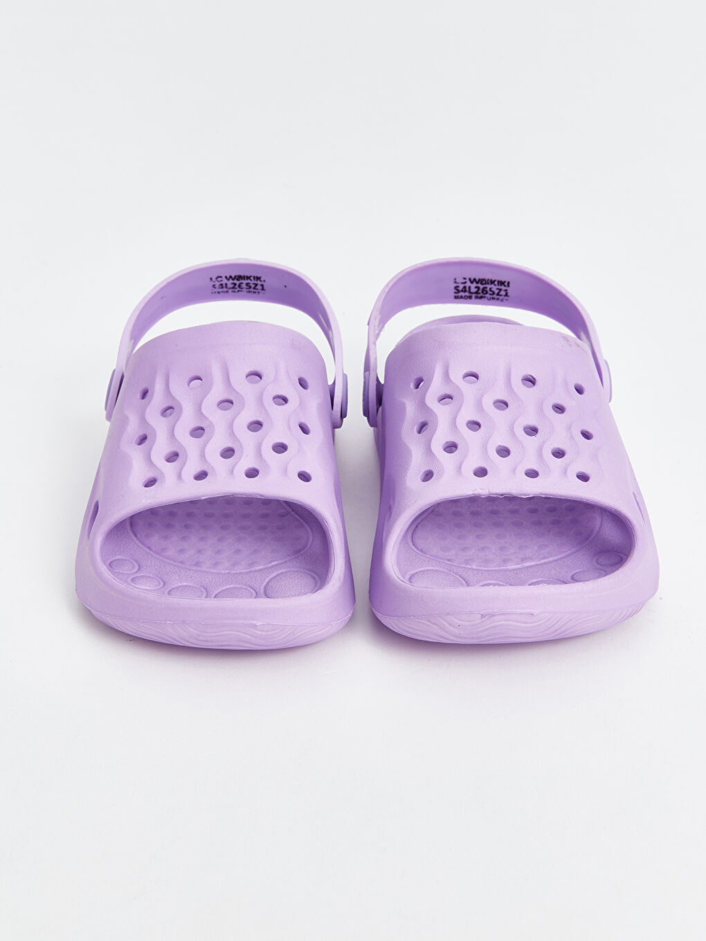 Lila Kız Bebek Plaj Sandaleti-2