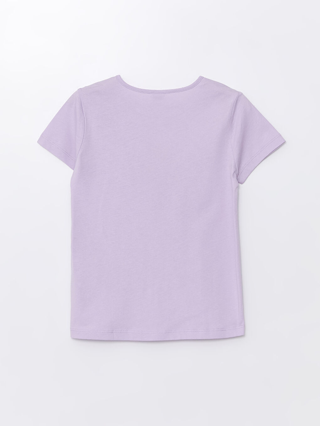 Crew Neck Printed Short Sleeve Girls' T-Shirt-4