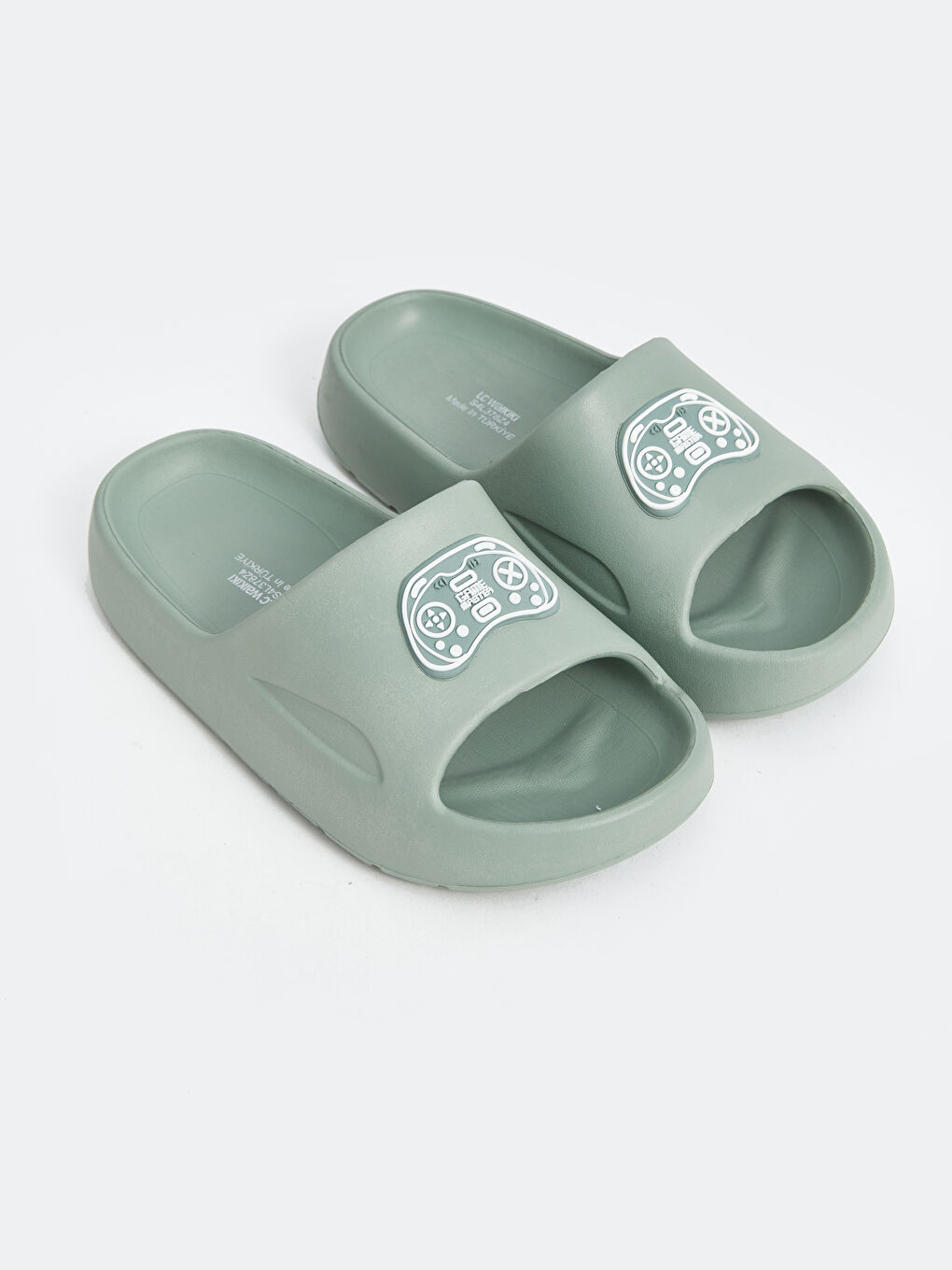 Single Band Printed Boy's Slippers -S4L378Z4-VYL