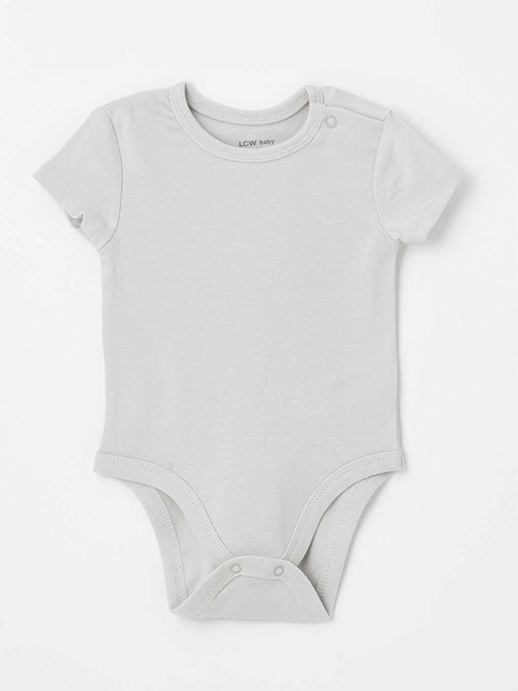 Crew Neck Long Sleeve Printed Baby Boy Body with Snap Fastener 3 Pcs -S4L397Z1-LUG