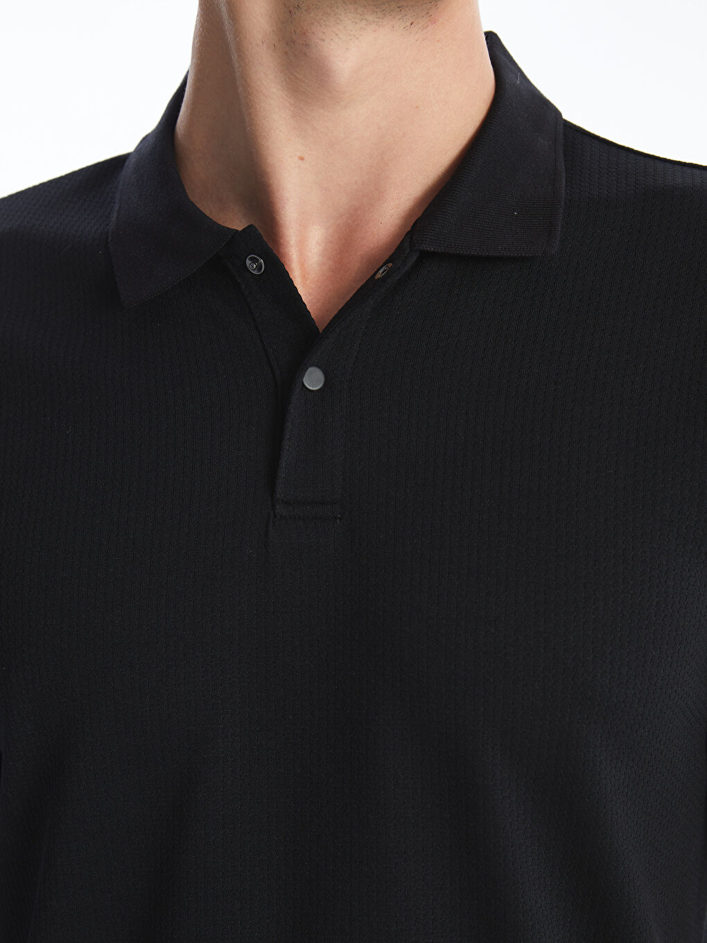 Polo Neck Short Sleeve Men's T-Shirt -S4L421Z8-CVL