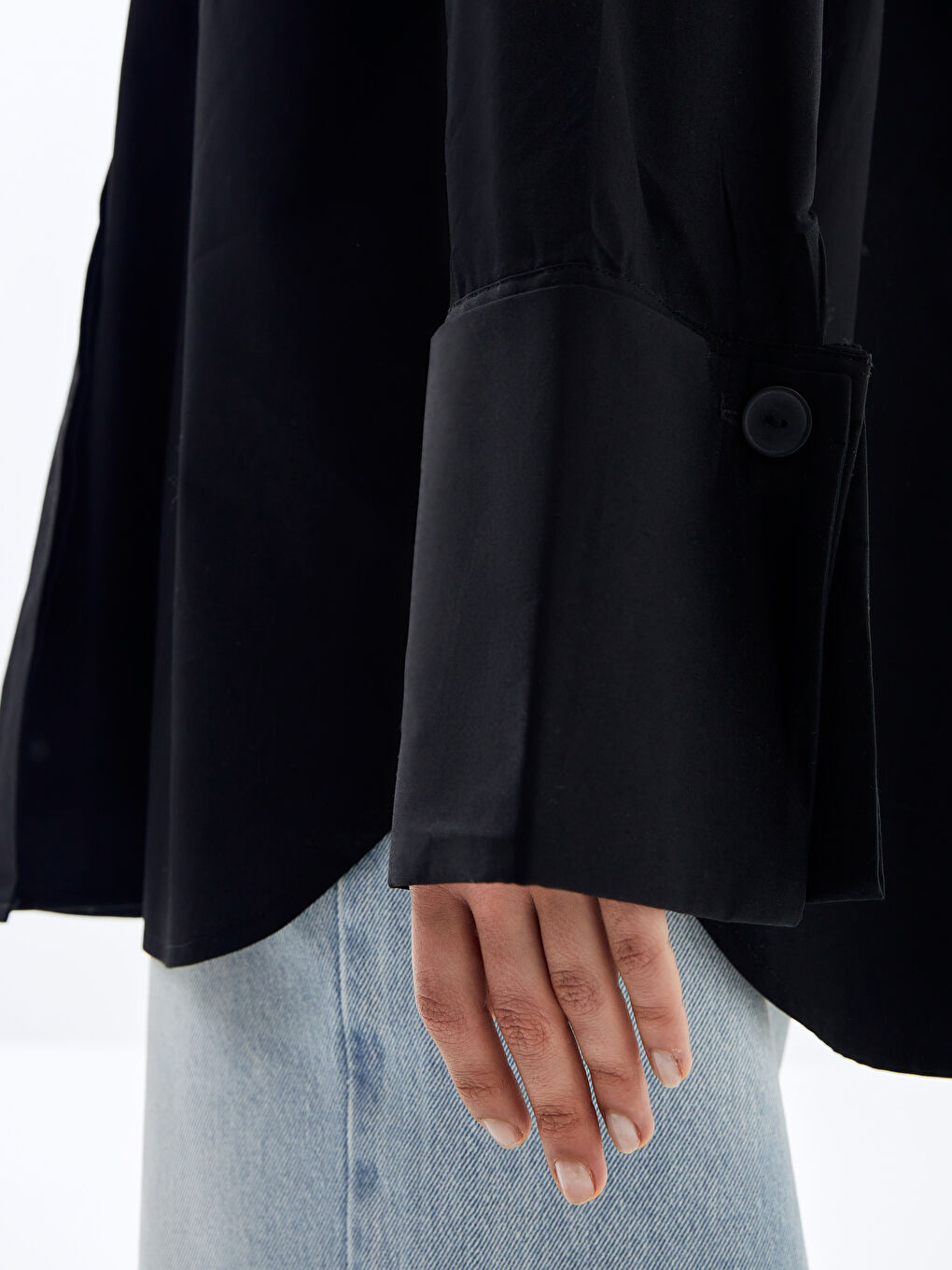 تونيك قميص نسائي واسع بسيط-4