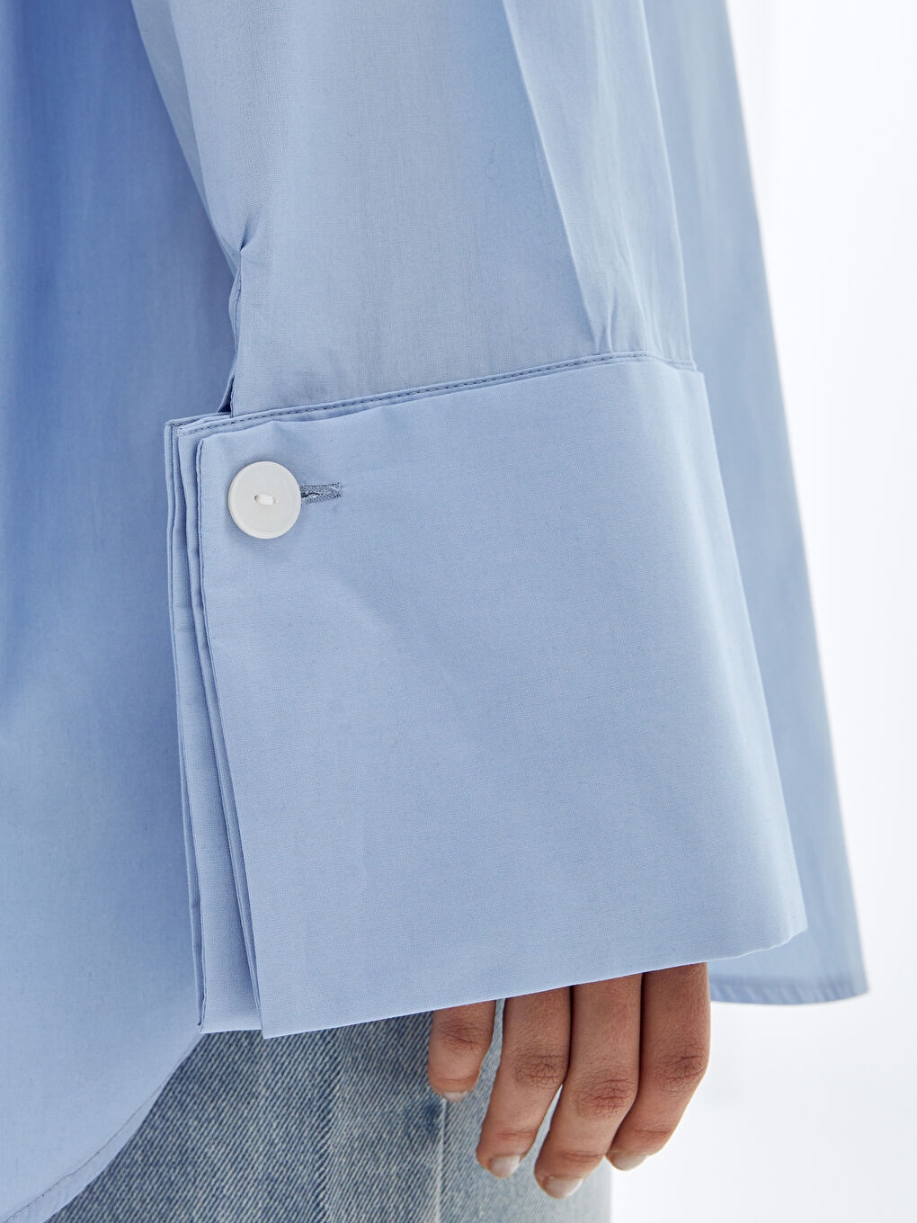 Plain Oversize Women's Shirt Tunic -S4L428Z8-DHU