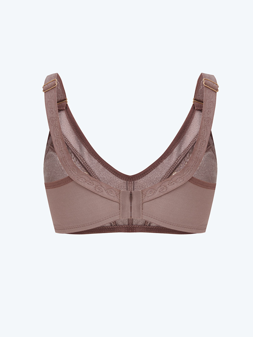 Mürdüm Dantelli Askılı Mikrofiber Sütyen-1