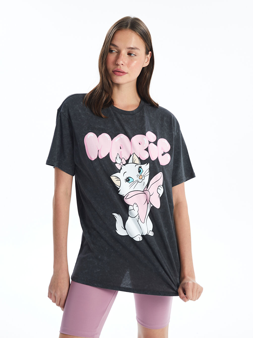 XSIDE Crew Neck Marie Printed Women's T-Shirt -S4L517Z8-RFL
