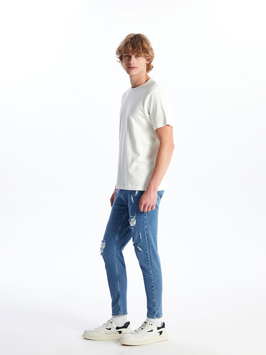 LCW Jeans Orta İndigo Rodeo 730 Havuç Kalıp Erkek Jean Pantolon - 1