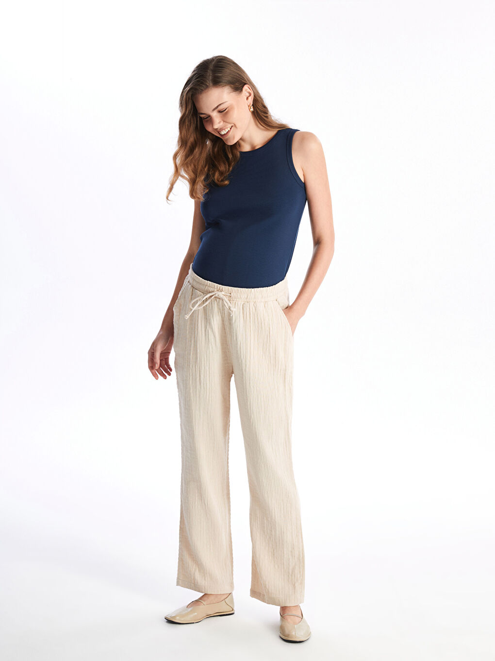 Elastic Waist Comfortable Fit Maternity Trousers -S4L565Z8-FWZ