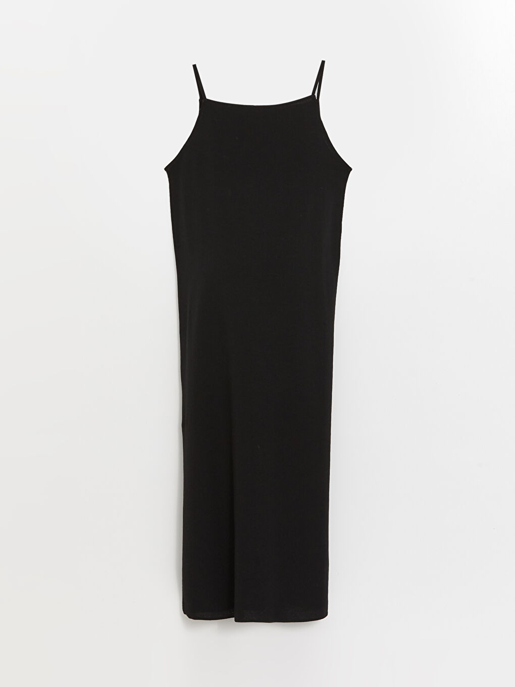 Square Collar Plain Strappy Linen Blend Maternity Dress -S4L664Z8-CVL