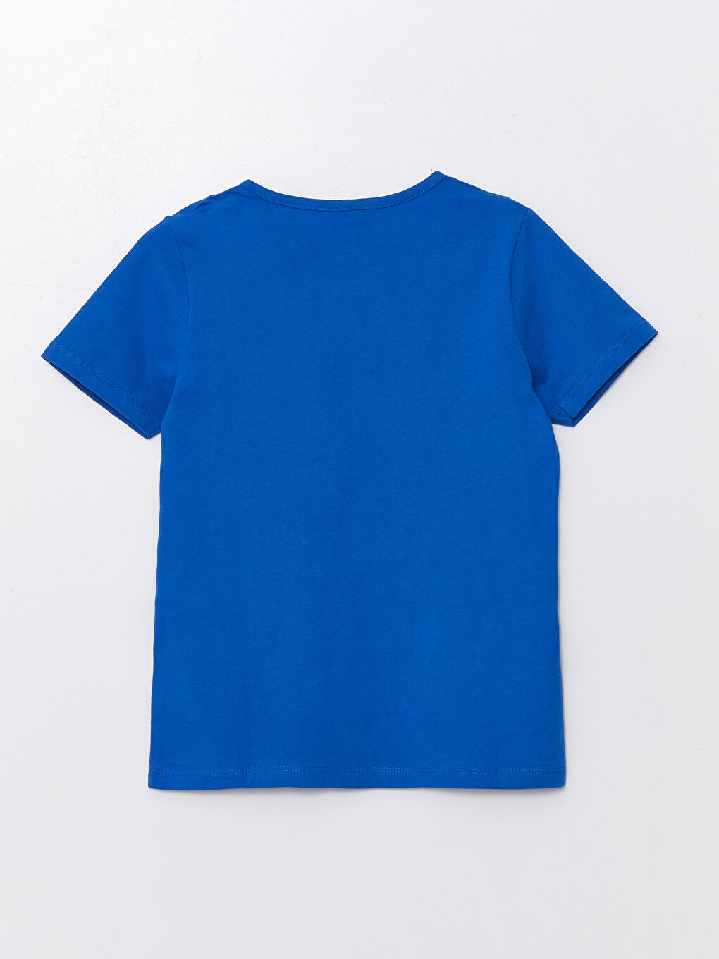 Mavi Bisiklet Yaka Baskılı Kısa Kollu Erkek Çocuk Tişört ve Şort-2