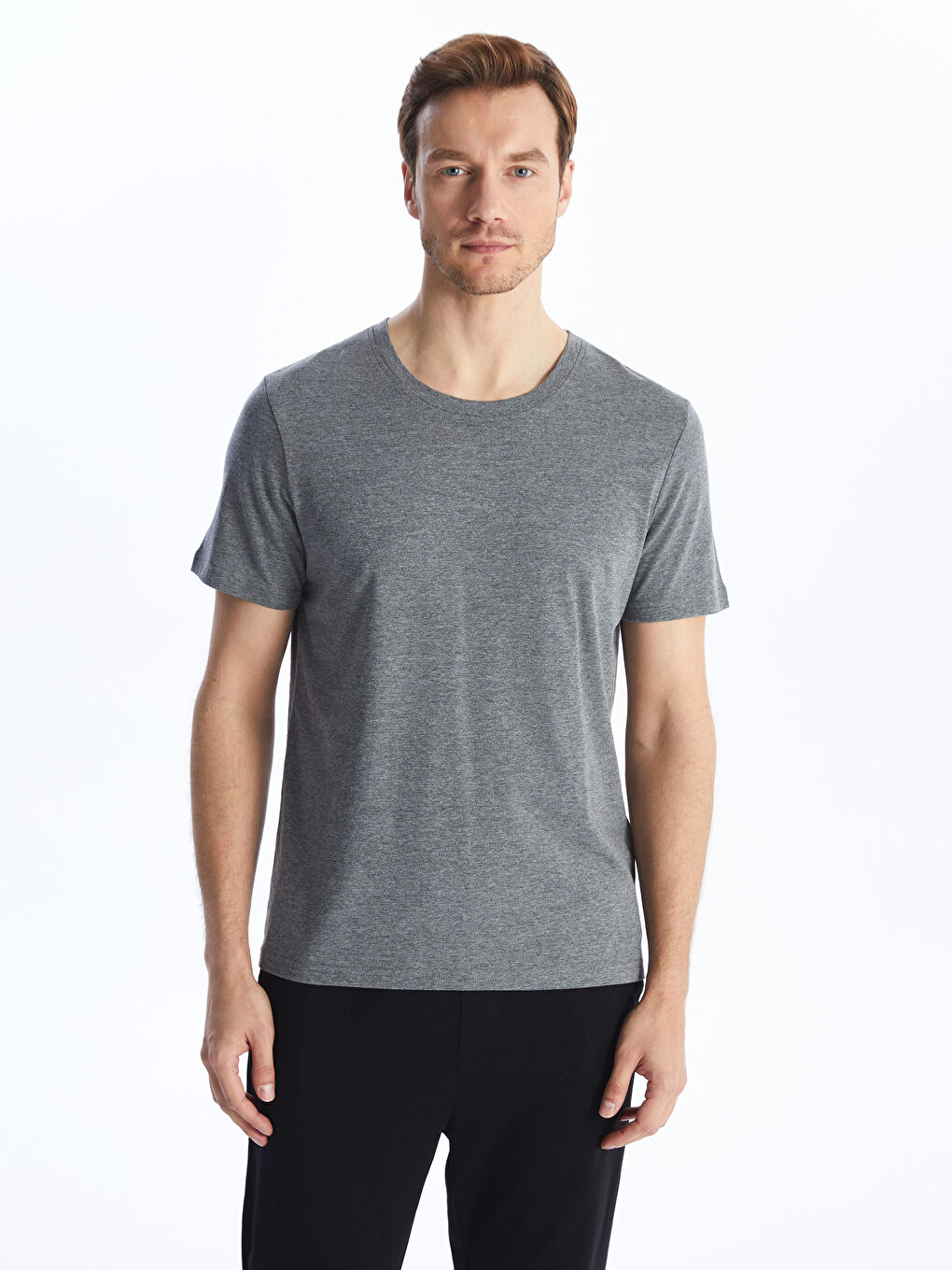 Antrasit Standart Kalıp Erkek Pijama Takımı-2