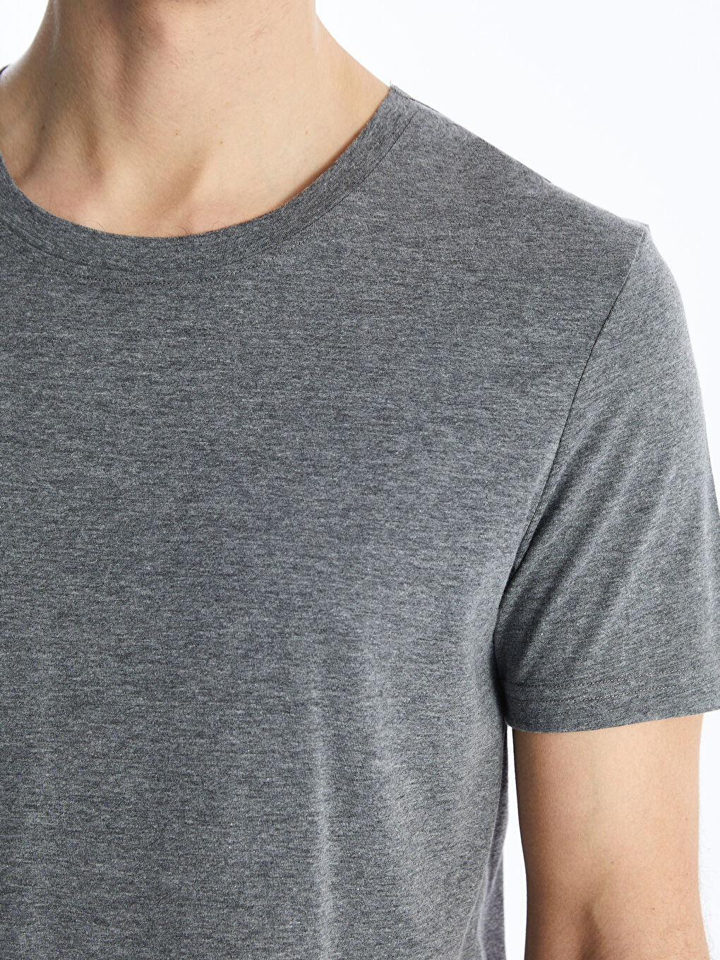 Antrasit Standart Kalıp Erkek Pijama Takımı-3