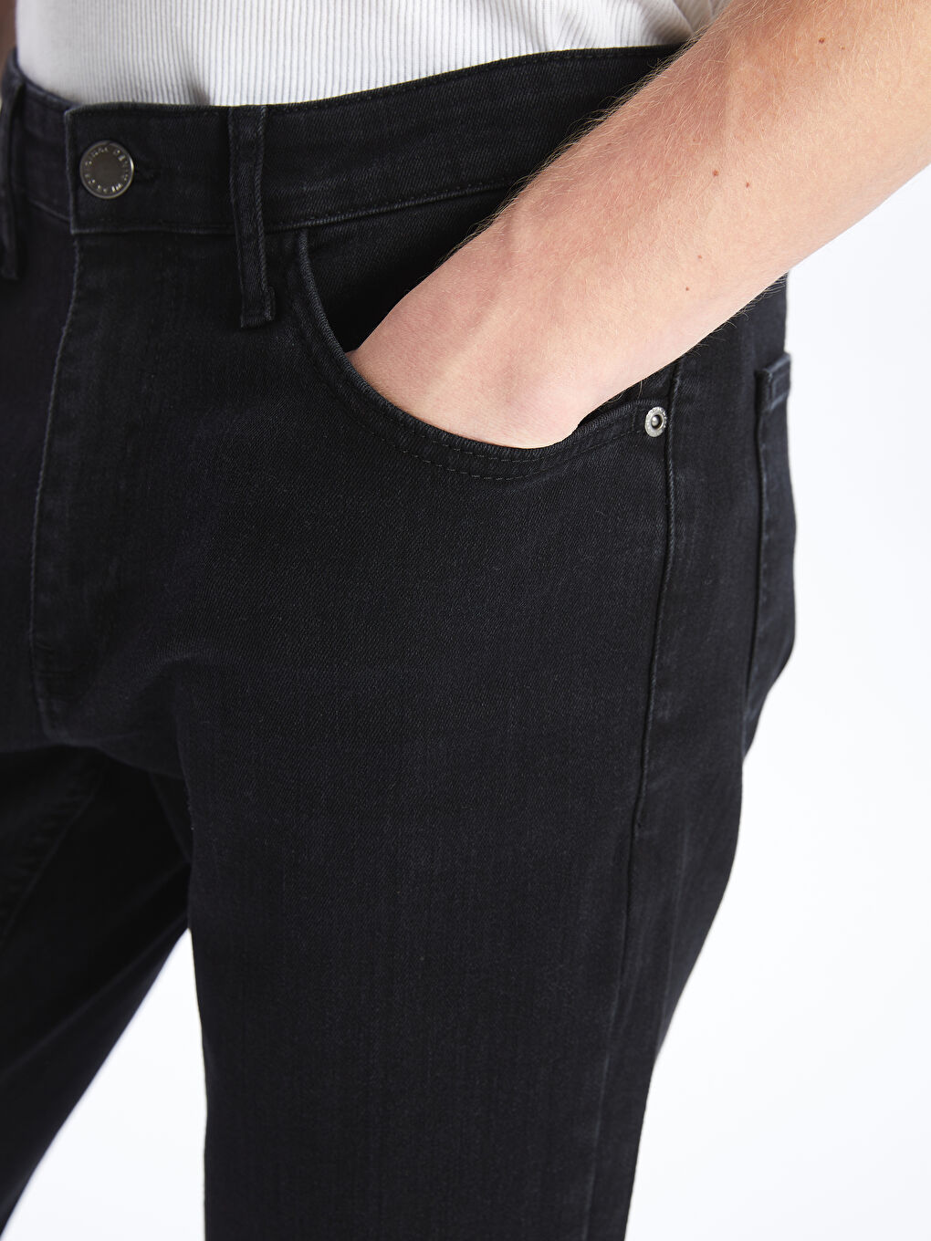 Siyah 779 Regular Fit Erkek Jean Pantolon-4