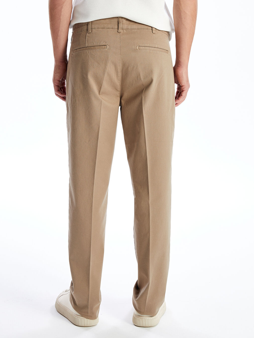 LCWAIKIKI Classic Bej Standart Kalıp Erkek Chino Pantolon - 3